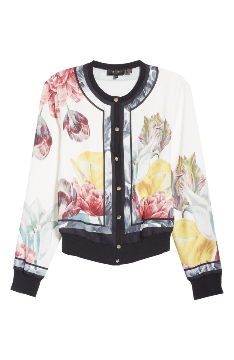 Ted Baker London Olyviaa Tranquility Woven Jacket, Alternate, color,