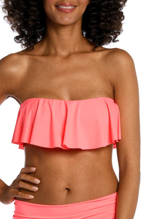 Bandeau Ruffle Bikini Top