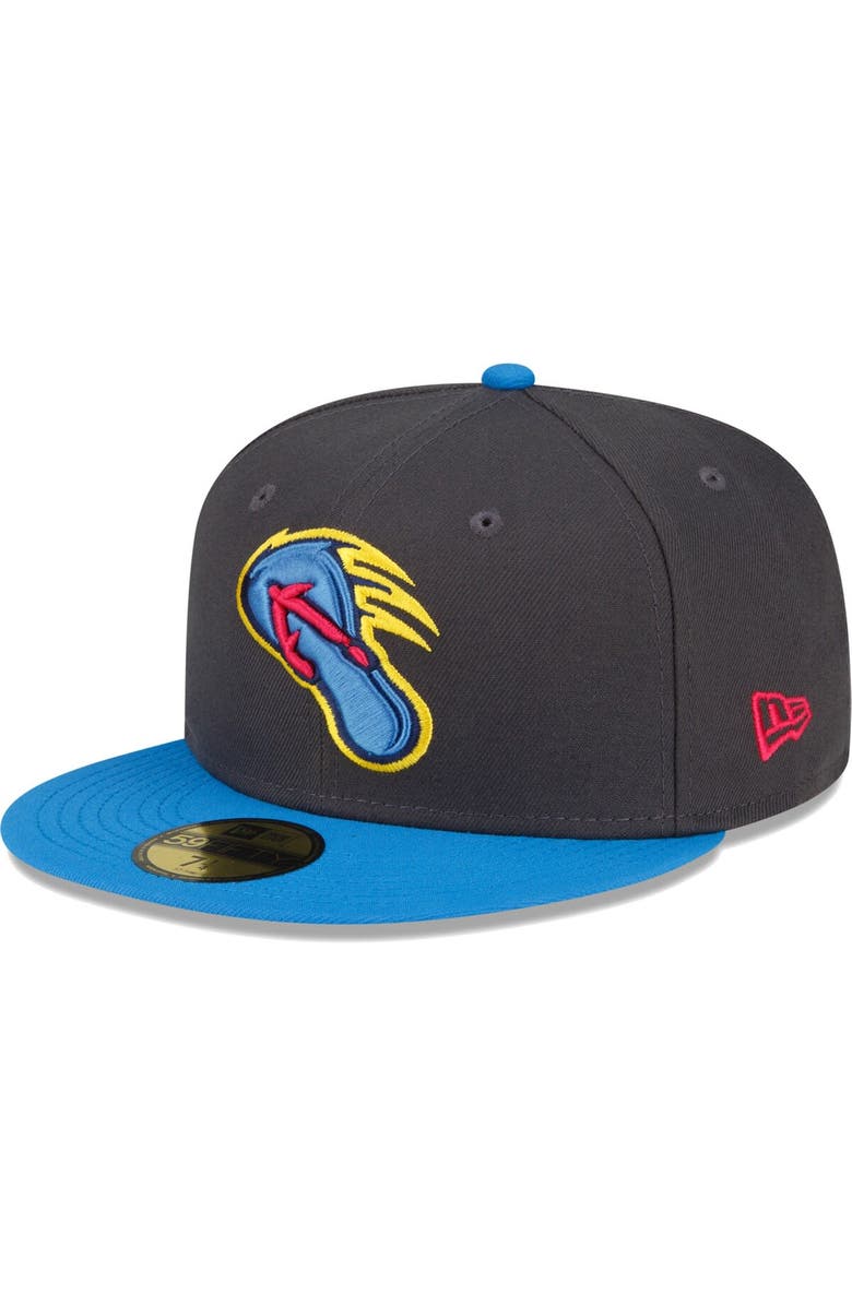 New Era Men's New Era Black San Antonio Missions Copa De La Diversion 59FIFTY Fitted Hat, Main, color, 