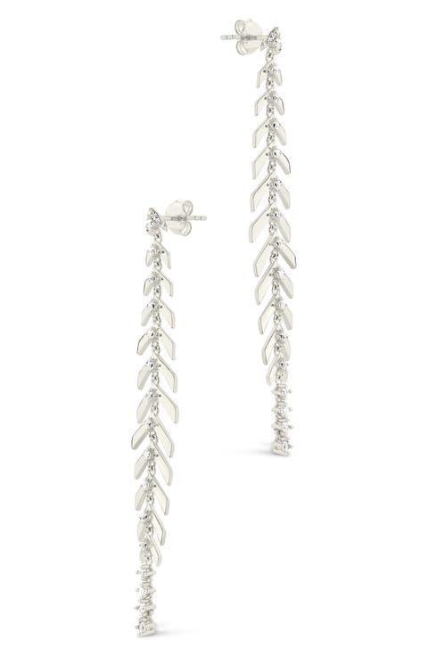 Gemma Cubic Zirconia Drop Earrings