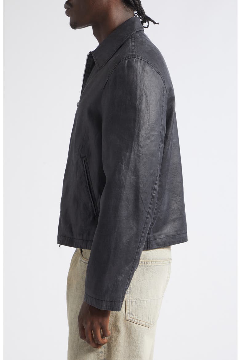 Mini Worker Jacket, Alternate, color, LACQUER BLACK