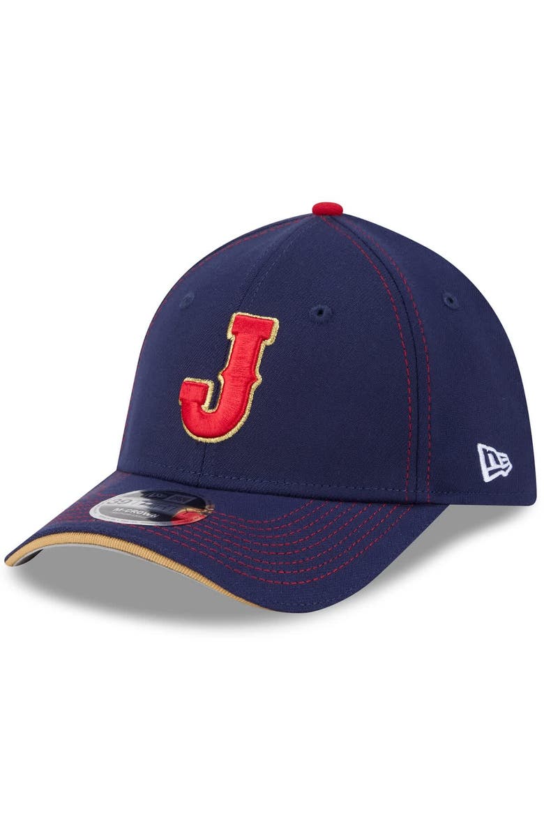 New Era Men's New Era  Navy Japan Baseball 2026 World Baseball Classic M-Crown 39THIRTY Flex Hat, Alternate, color, Navy