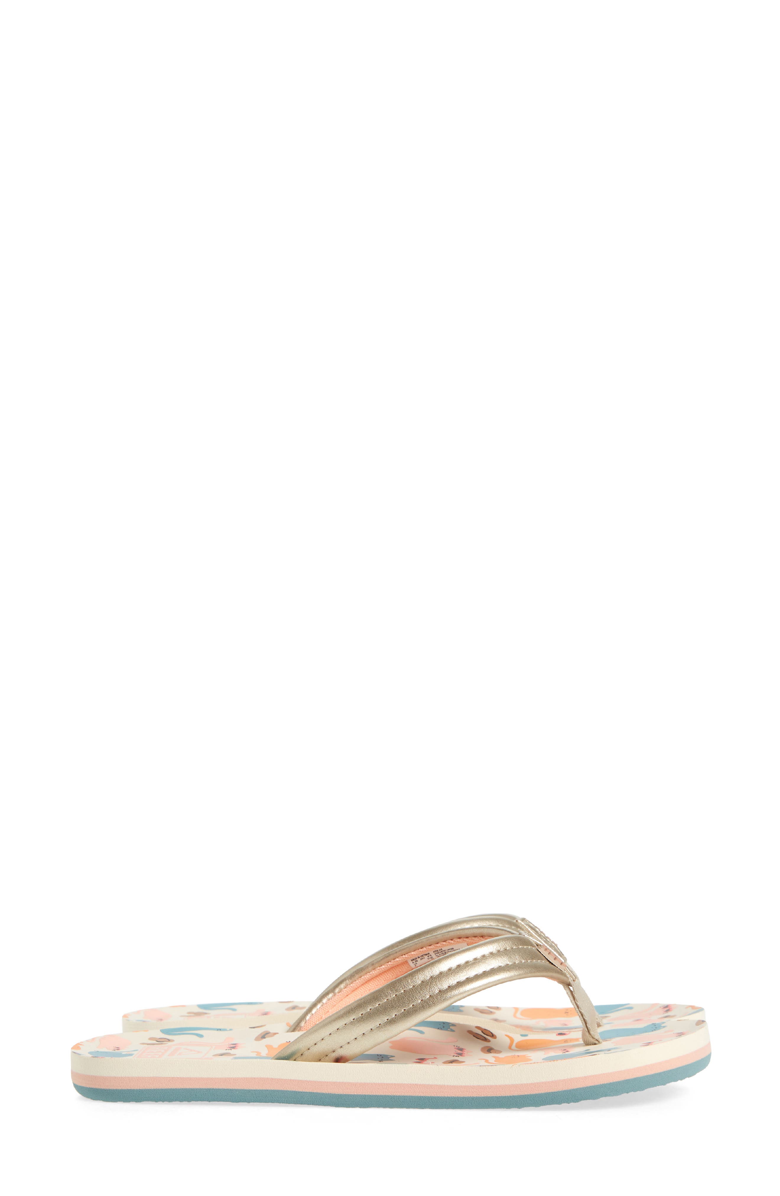 Reef Kids' Little Ahi Flip Flop, Alternate, color, 