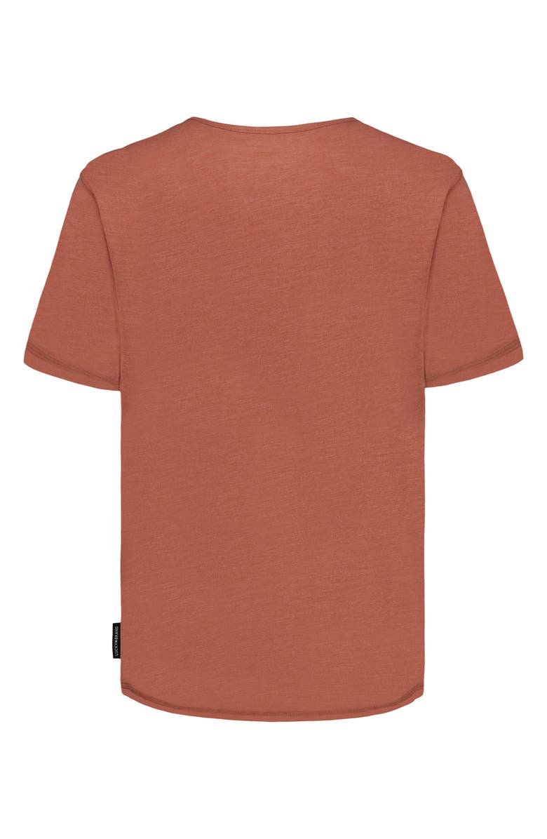 Lucky Brand Kids' Short Sleeve Henley, Alternate, color, Chutney