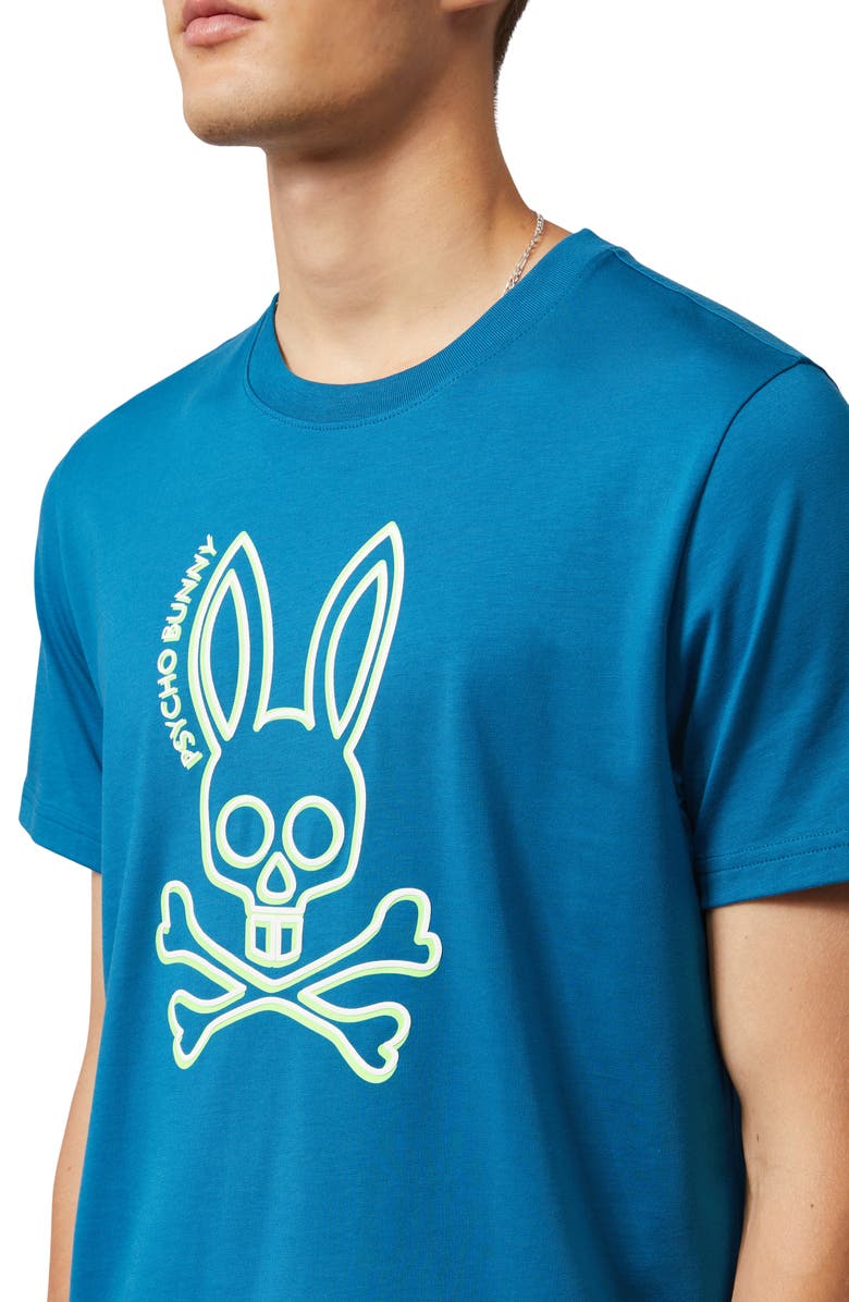 Psycho Bunny Gresham Logo Graphic Tee, Alternate, color, 