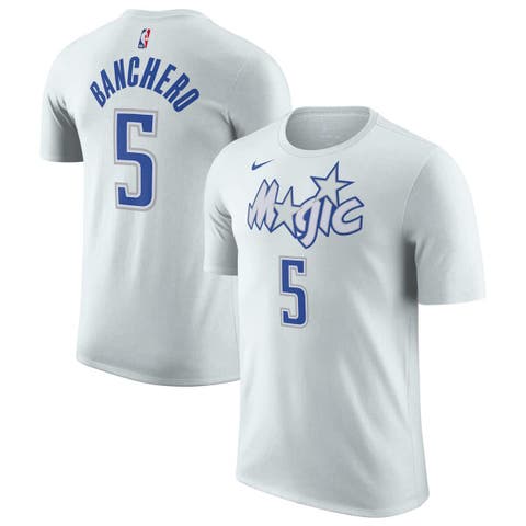 Unisex Nike Paolo Banchero Silver Orlando Magic 2025/26 City Edition Name & Number T-Shirt