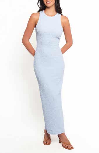 Petal & Pup Kristine Pucker Knit Body-Con Maxi Dress