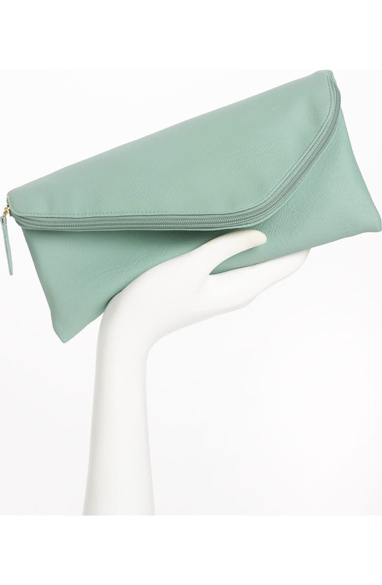 Lulu Zip Top Envelope Clutch, Alternate, color,