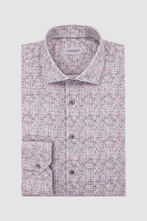 Men's Simon Regular-fit Print Long-sleeve Button-down Shirt