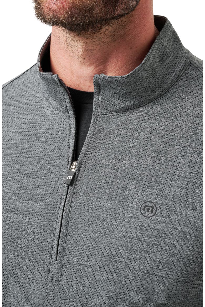 Heater Pro Quarter Zip Pullover, Alternate, color, HEATHER GREY