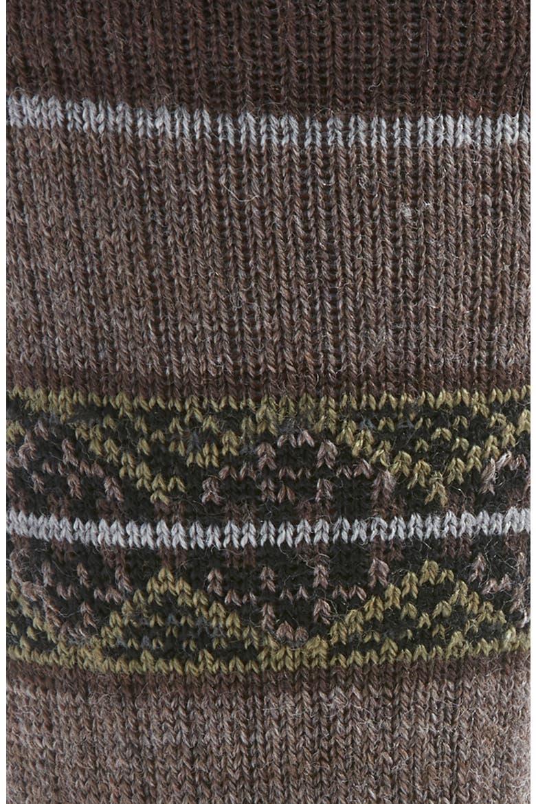 Everyday Cozy Snowed in Crew Socks, Alternate, color, TAUPE