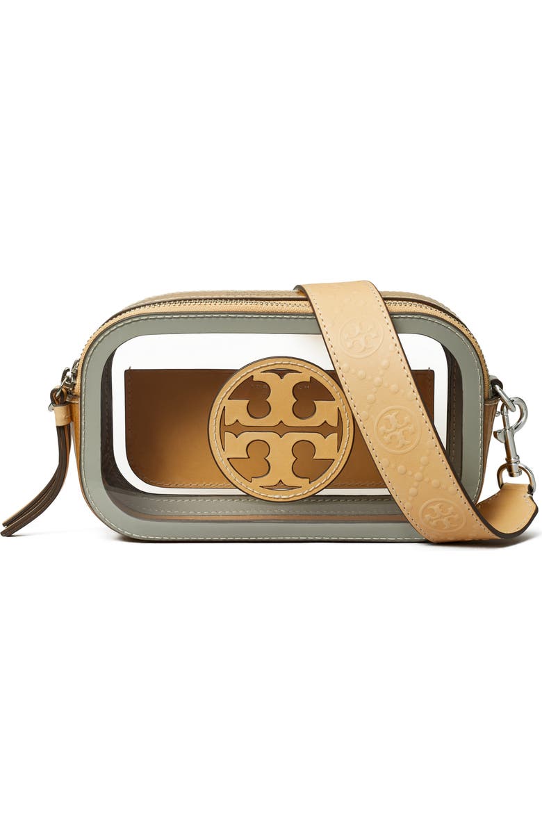 Tory Burch Mini Miller Clear Crossbody Bag, Main, color,