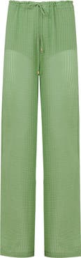 ViX Paula Hermanny Bianca Cover-Up Pants