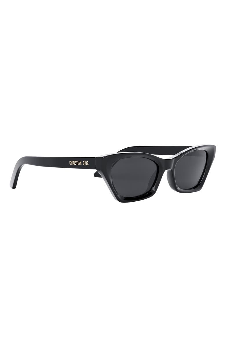DIOR 'DiorMidnight B1I 53mm Butterfly Sunglasses, Alternate, color,