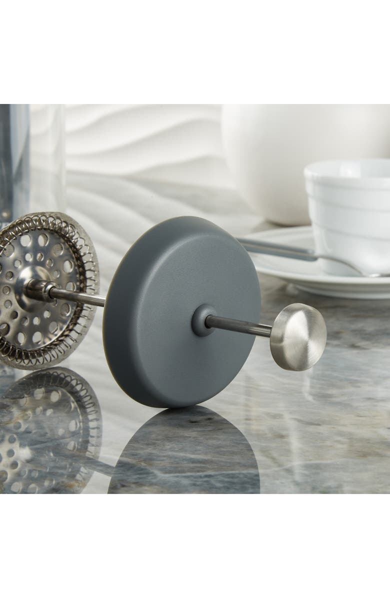 BergHOFF Leo Aroma 12-Ounce French Press, Alternate, color, Black/ Clear