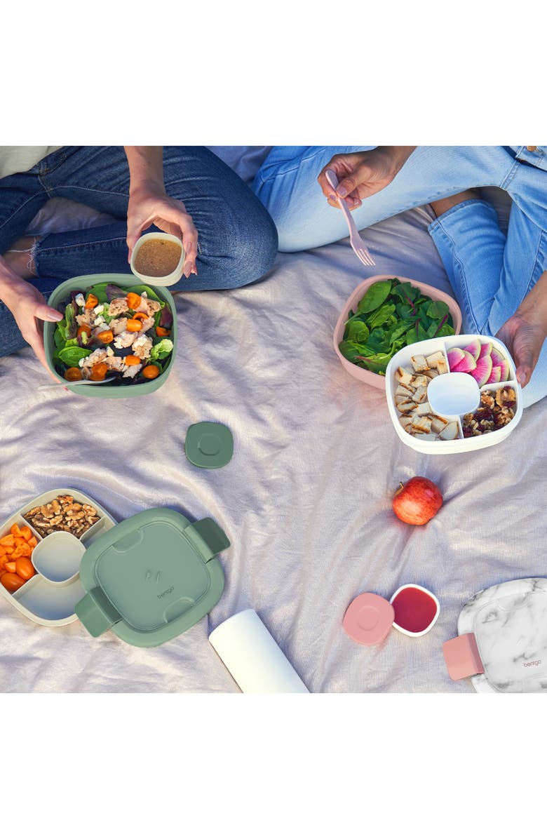 BENTGO All-in-One Salad Container, Alternate, color, Khaki Green