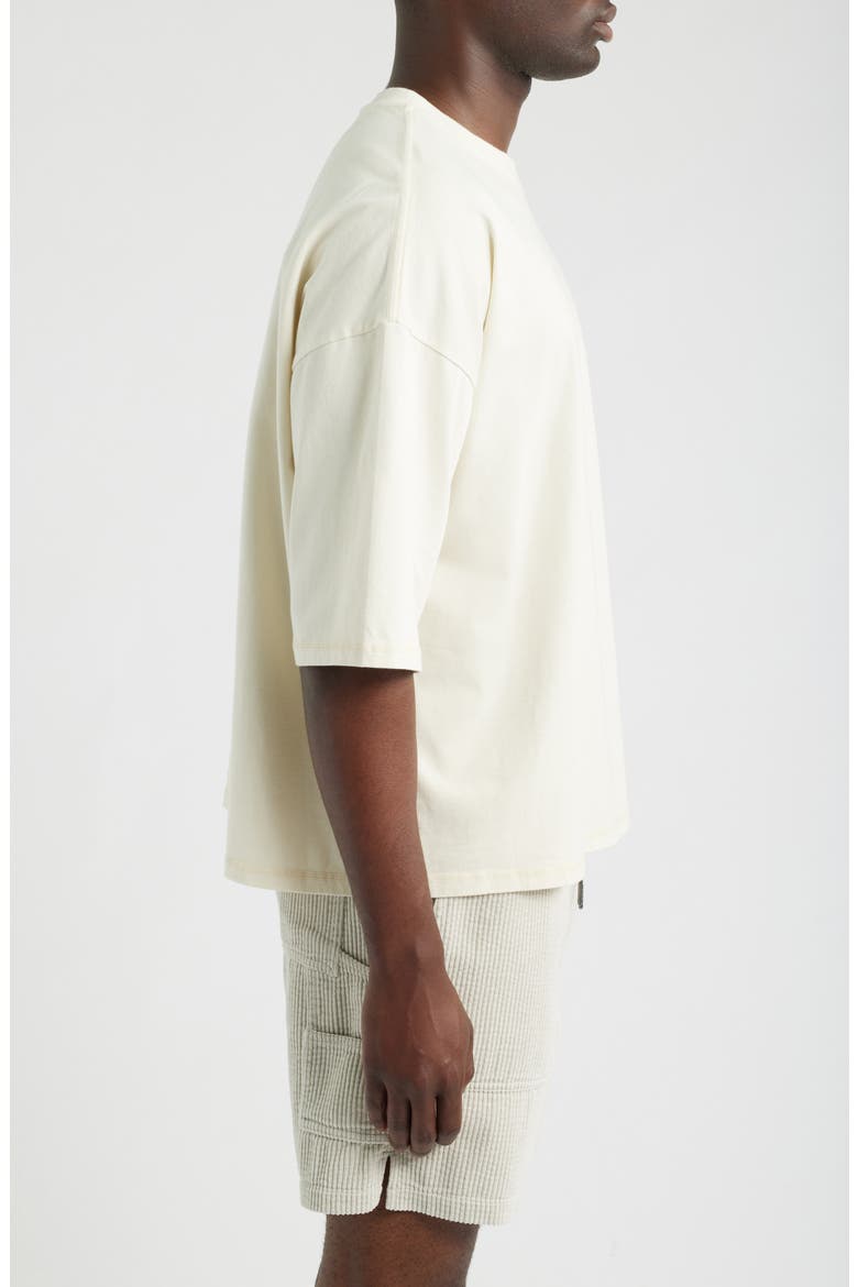 Oversize Organic Cotton Night T-Shirt, Alternate, color, HALF & HALF