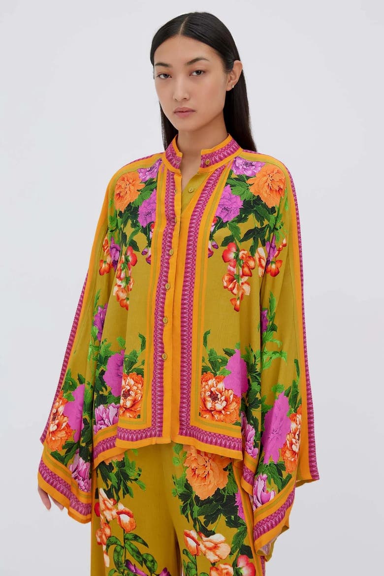 Alisa Green Viscose Shirt, Alternate, color, Green