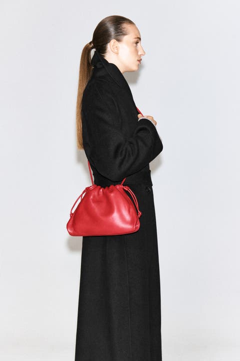 Mini Cavatelli Clutch Bag - Leather
