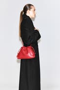 COS Mini Cavatelli Clutch Bag - Leather