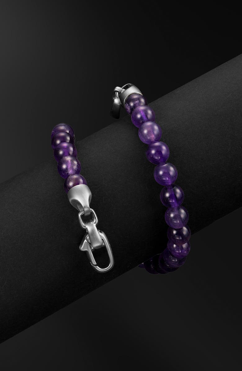 Vincero Amethyst Bead Bracelet, Alternate, color,