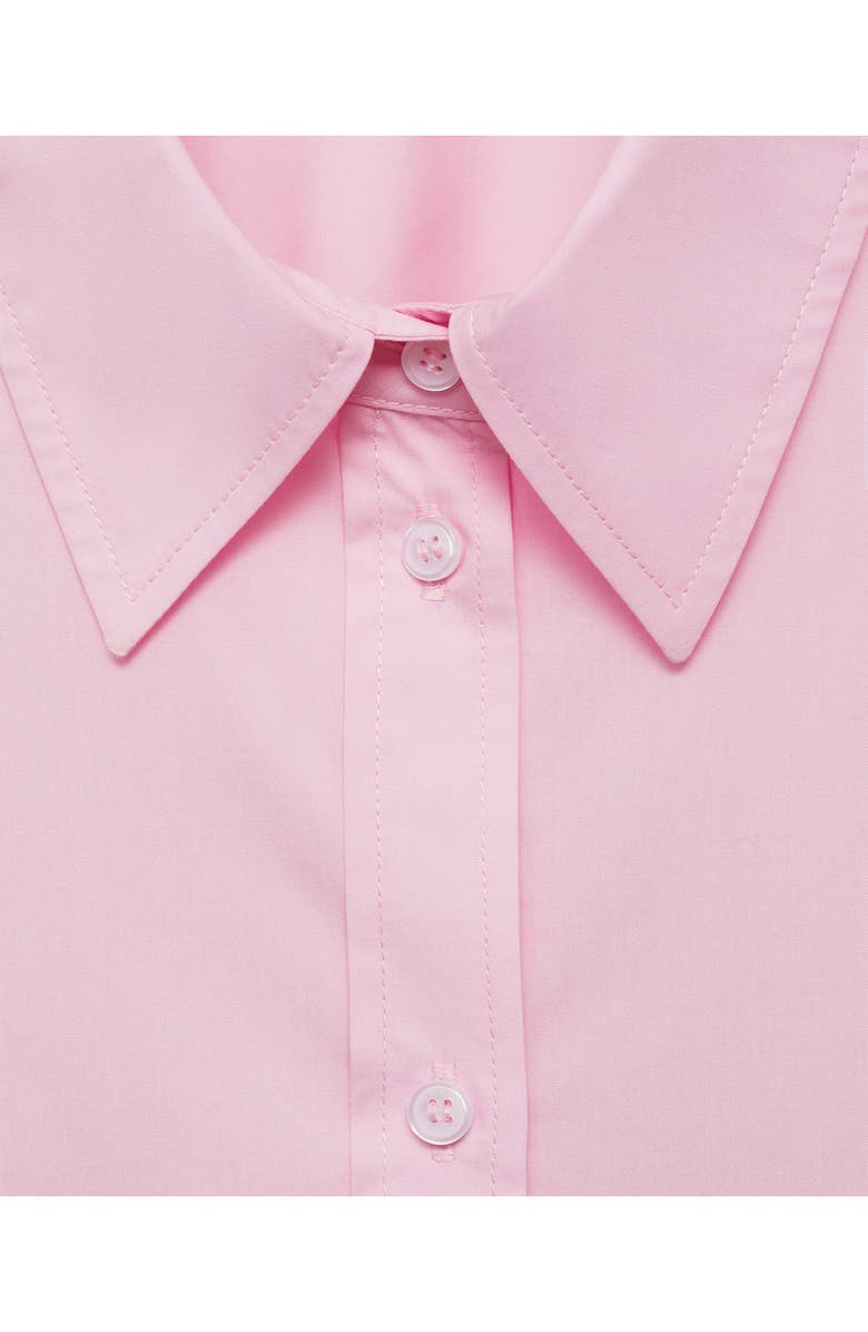 MANGO Oversized Contrast Shirt, Alternate, color,