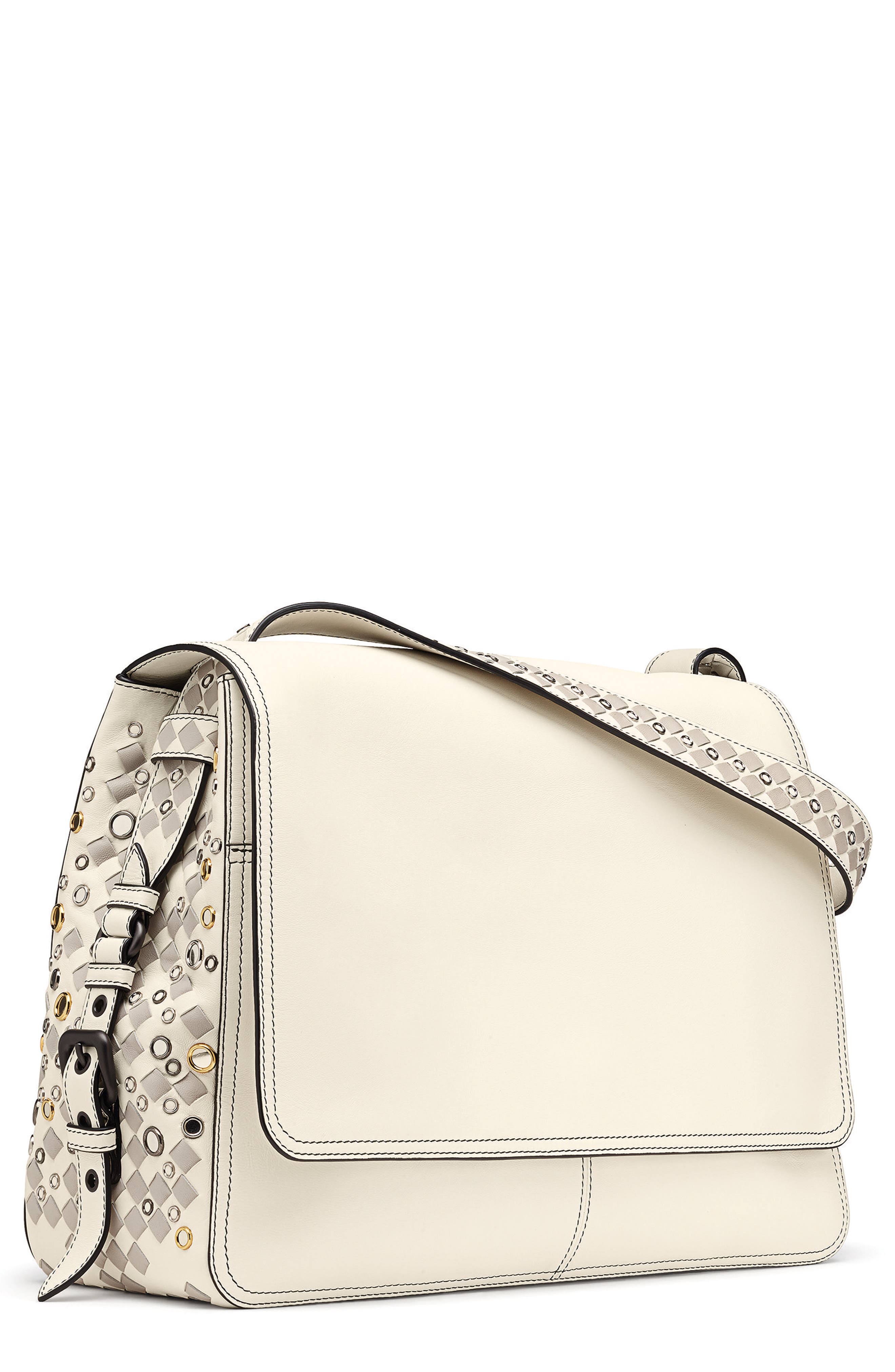 Bottega Veneta Intrecciato Leather Shoulder Bag, Main, color, 