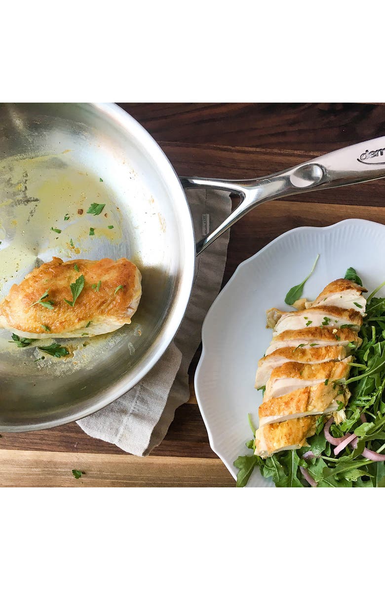 Demeyere Atlantis Proline 9-Inch Stainless Steel Fry Pan, Alternate, color, Stainless Steel