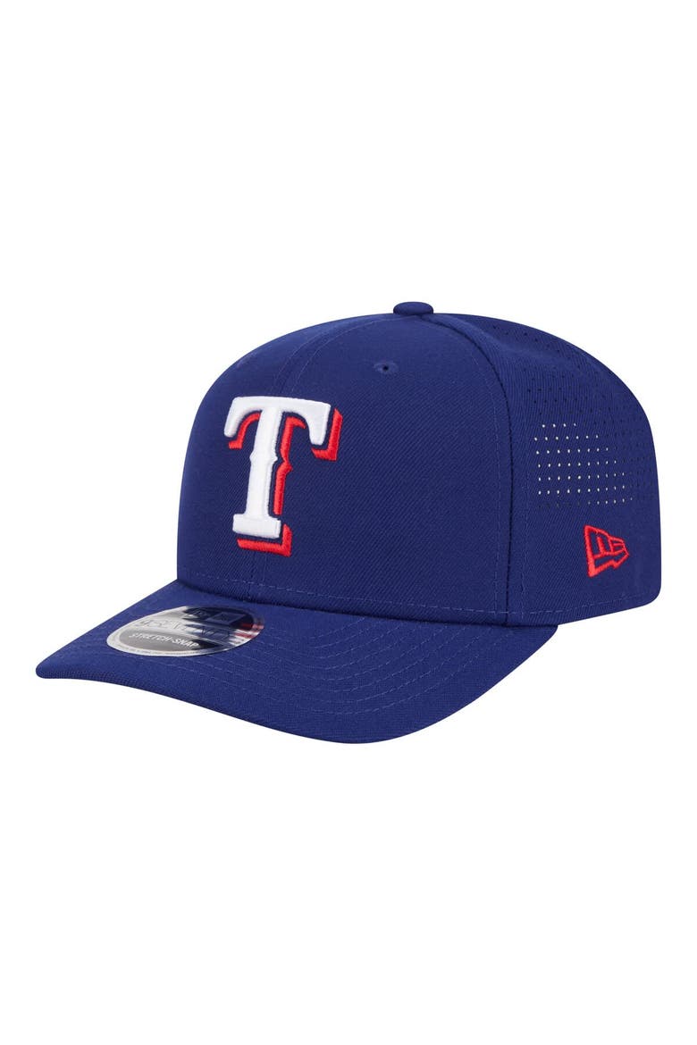 Men's New Era  Royal Texas Rangers Performance 9SEVENTY Adjustable Hat, Main, color, Royal