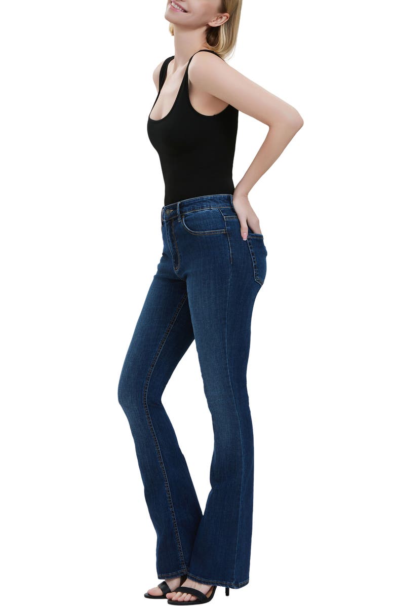 Kimi & Kai U-Neck Sleeveless Bodysuit, Alternate, color, Black