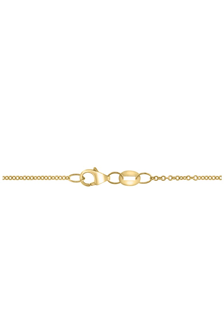Diamond Pavé All Seeing Eye Pendant Necklace - 0.09ct, Alternate, color, GOLD