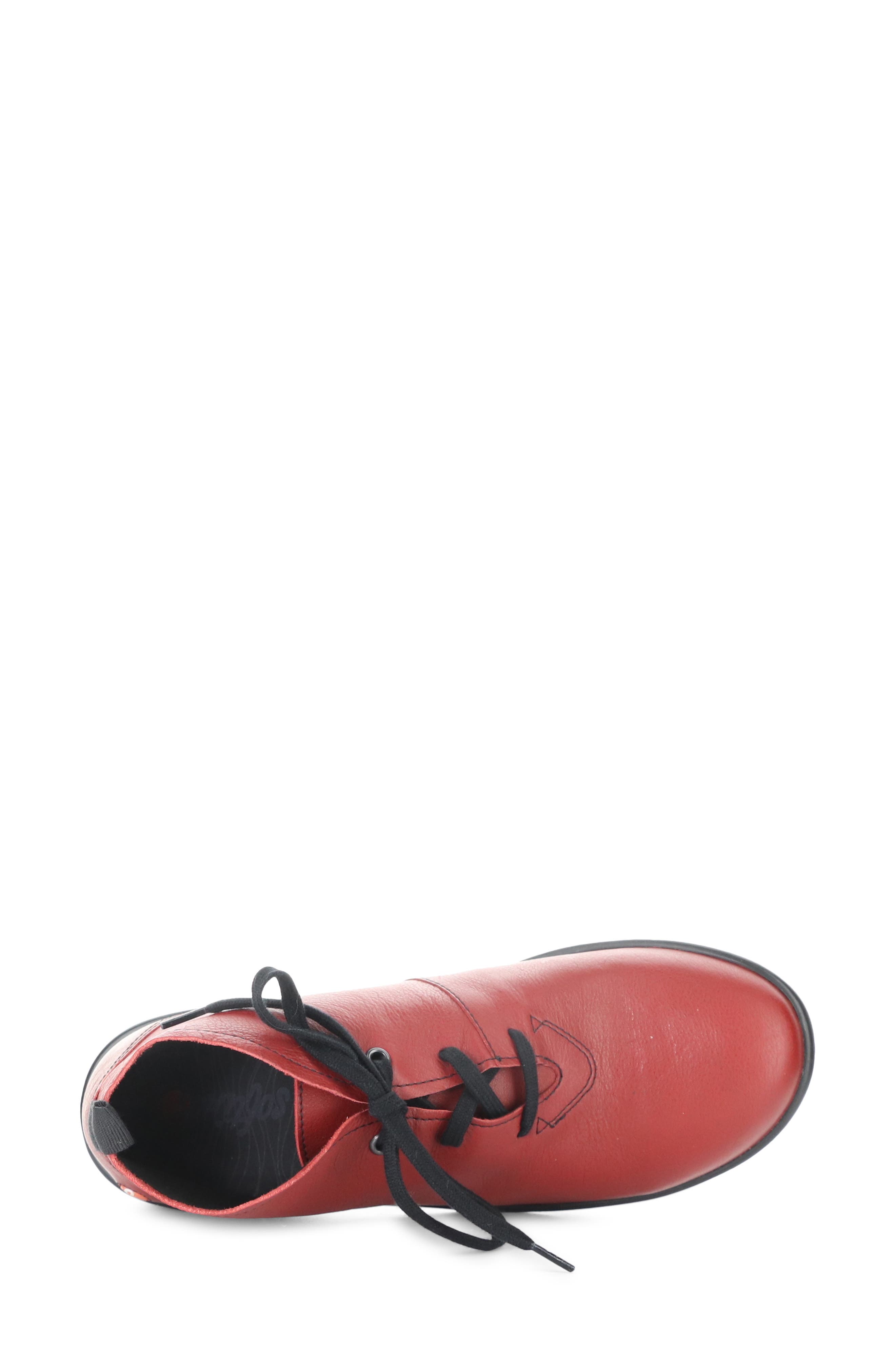 Wedge Bootie, Alternate, color, 000 RED SMOOTH LEATHER