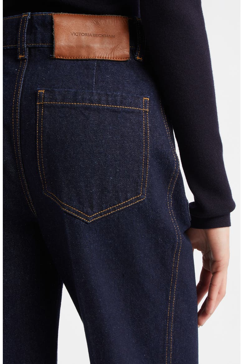 Alina Wide Leg Jeans, Alternate, color, DARK INDIGO RINSE