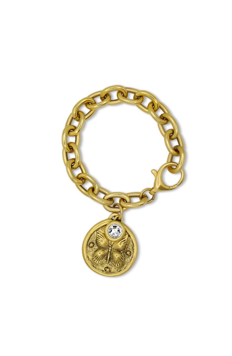 Bowood Lane Tula Bracelet with CZ, Main, color, Gold