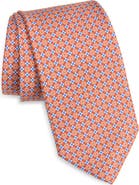 David Donahue Neat Silk Tie