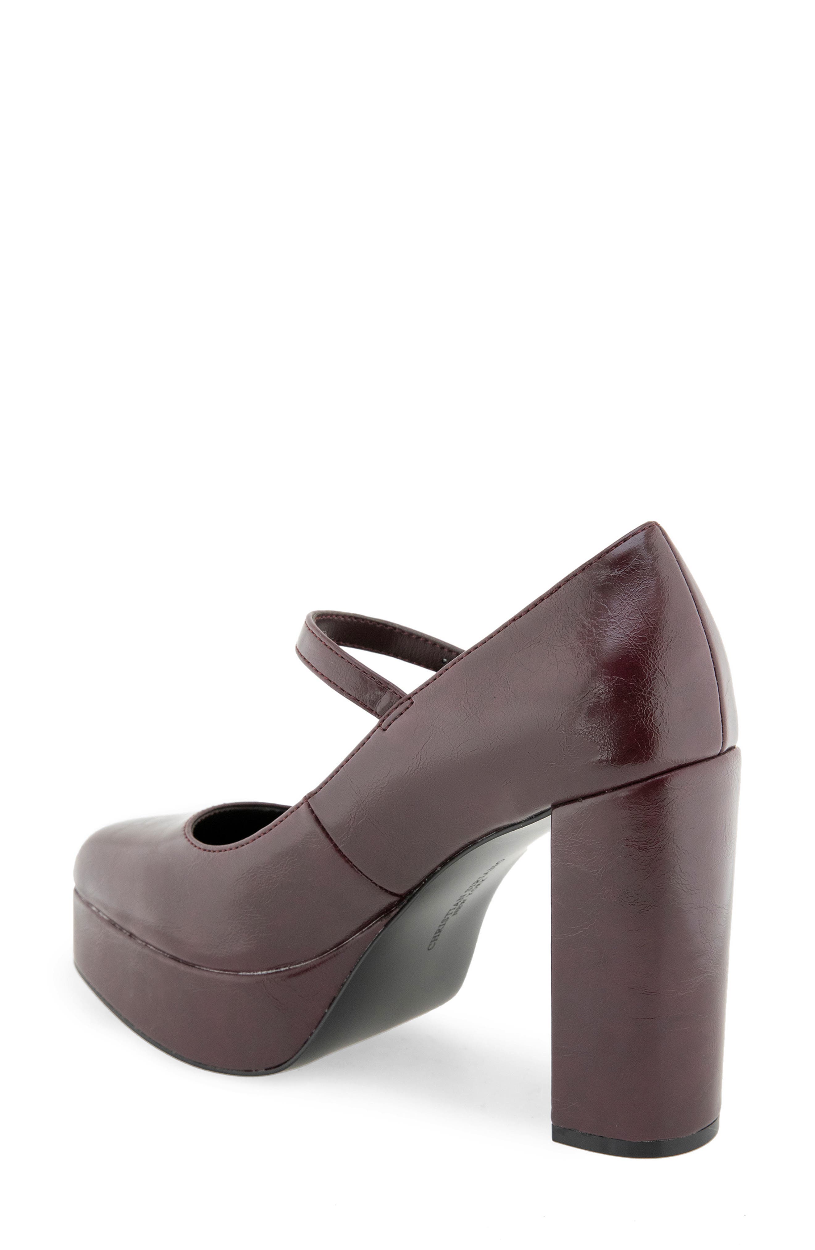 Sorla Mary Jane Pump, Alternate, color, DARK CHERRY
