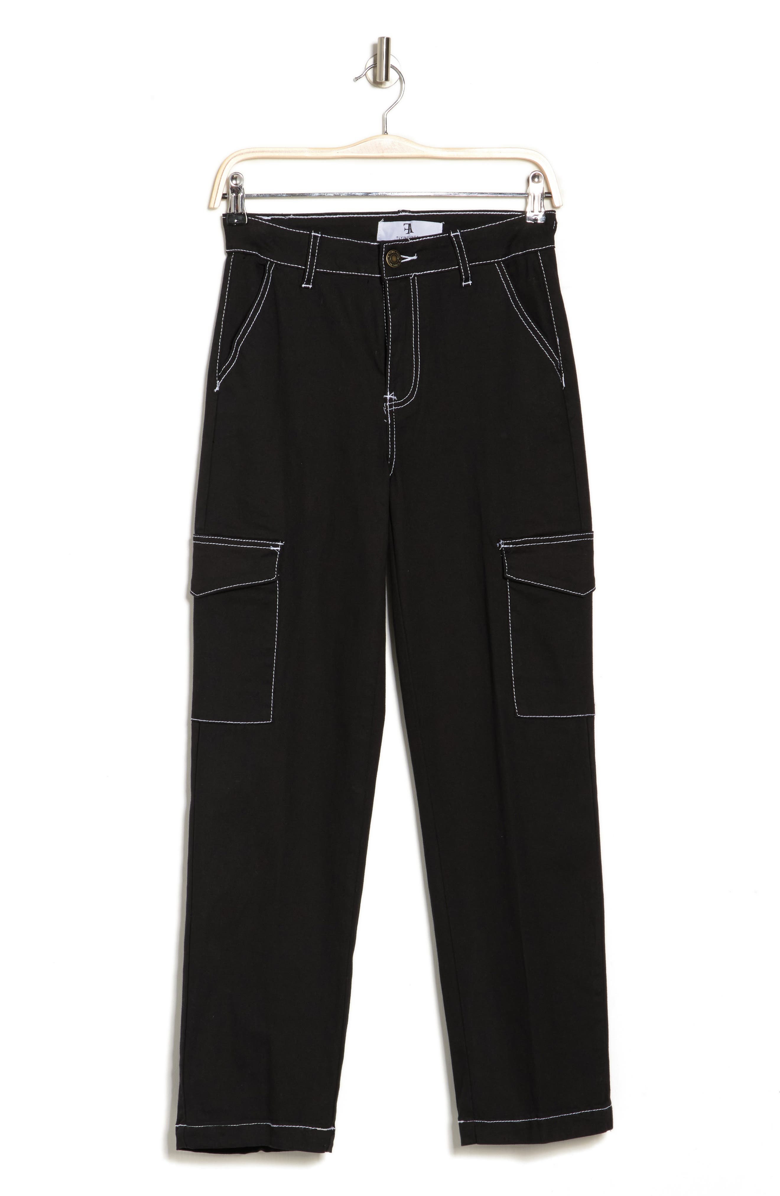 FLYING ANGEL Gogo Stretch Cotton Twill Cargo Pants (Women) | Nordstromrack