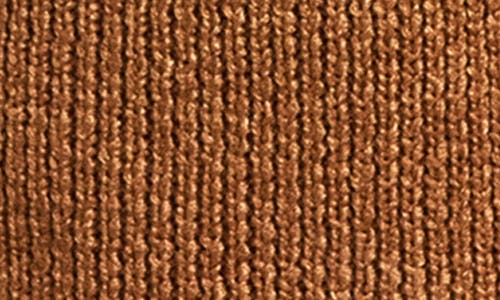 Mango Lurex Knit Top With Crossed Back Copper In Brown