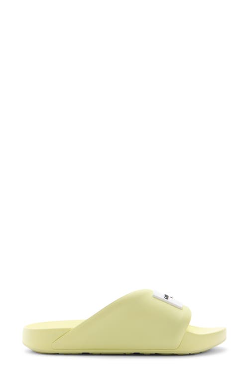 Givenchy Label Slide Sandal In Green