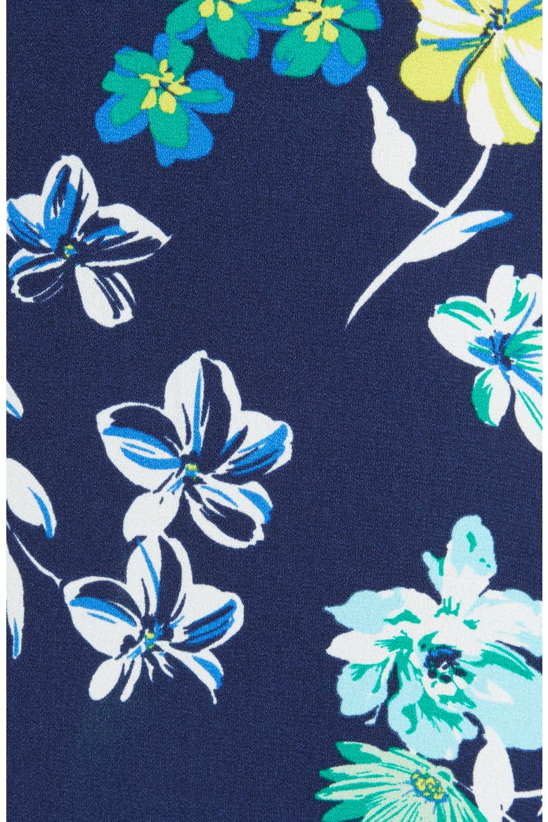 Midi Skirt, Alternate, color, NAVY FLORAL