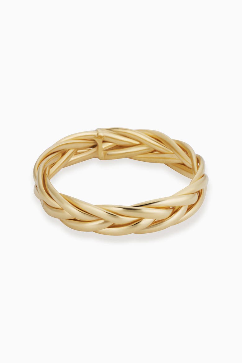 14K Solid Gold Caesar Stack Ring, Alternate, color, Yellow Gold