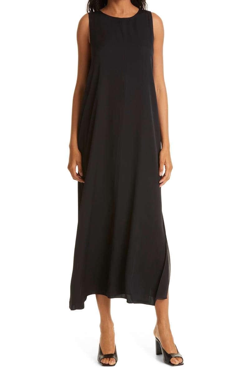 Nordstrom Signature Stretch Silk Tank Dress, Main, color,