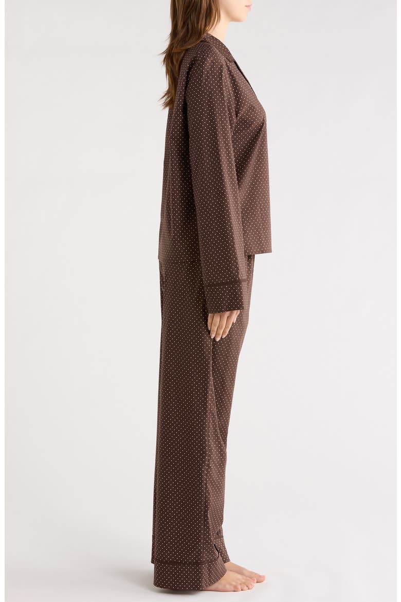 Coco Long Sleeve Pajamas, Alternate, color, PIN DOT