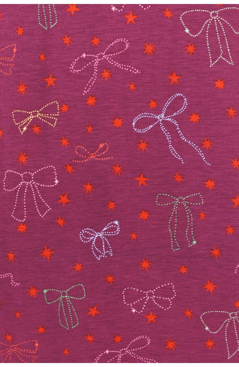 In My Sundays Long Sleeve & Long Pant Pajama Set, Alternate, color, Twinkling Bow