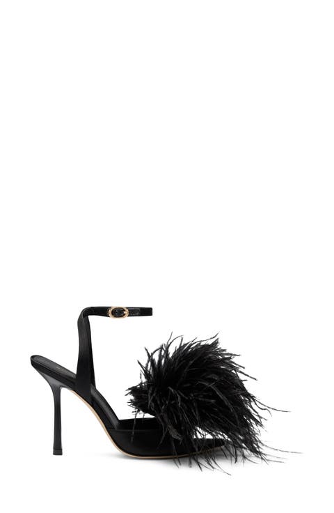 Boa Feather Sandal