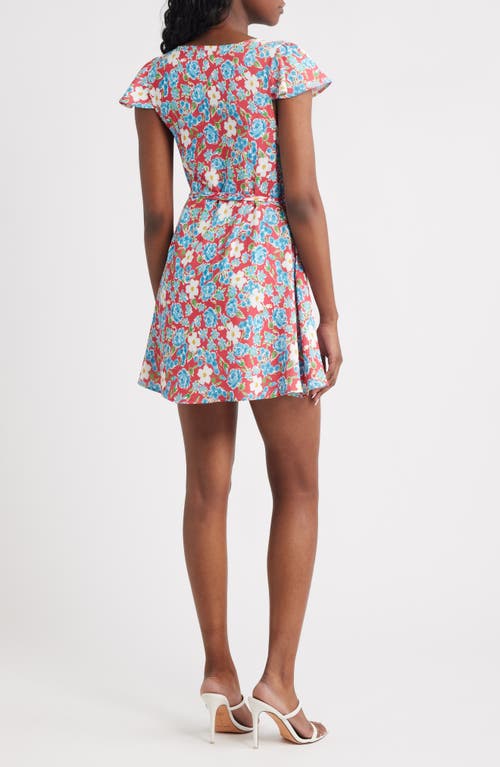 Bella Venice The Izzy Wrap Dress Floral In Multi