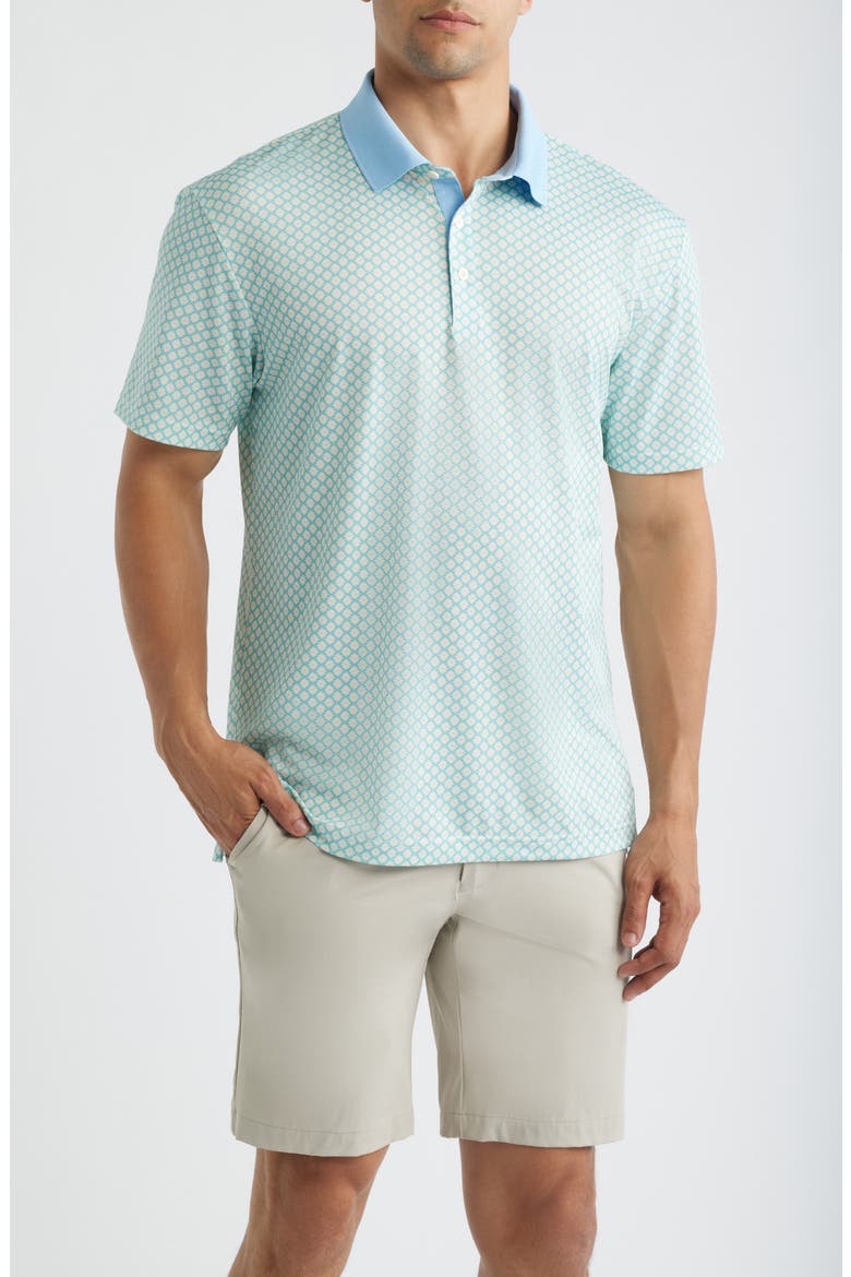 Cadence Performance Golf Polo, Main, color, MINT