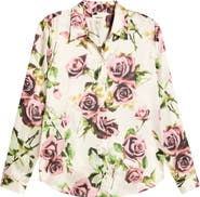 L'AGENCE Tyler Silk Shirt