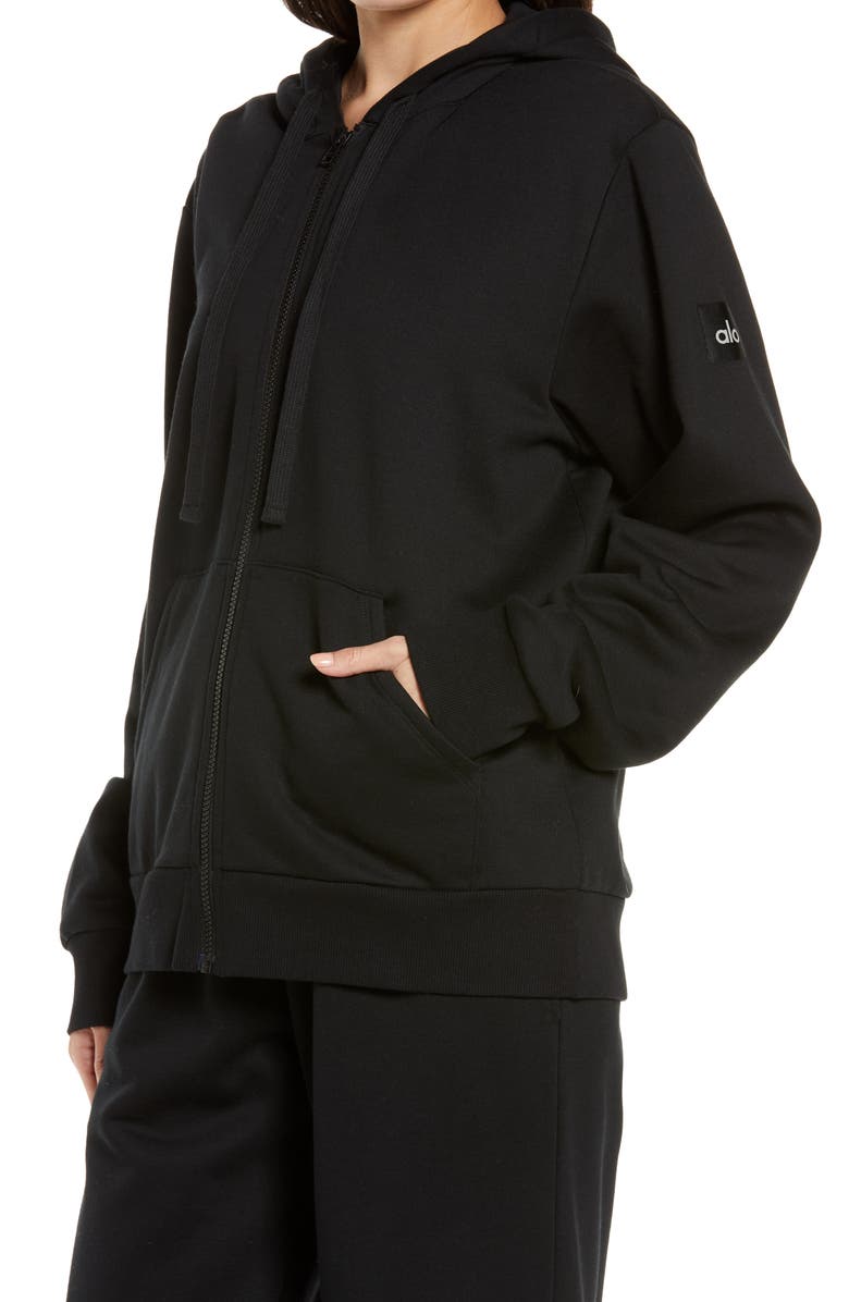 Alo Everyday Full Zip Fleece Hoodie, Alternate, color,