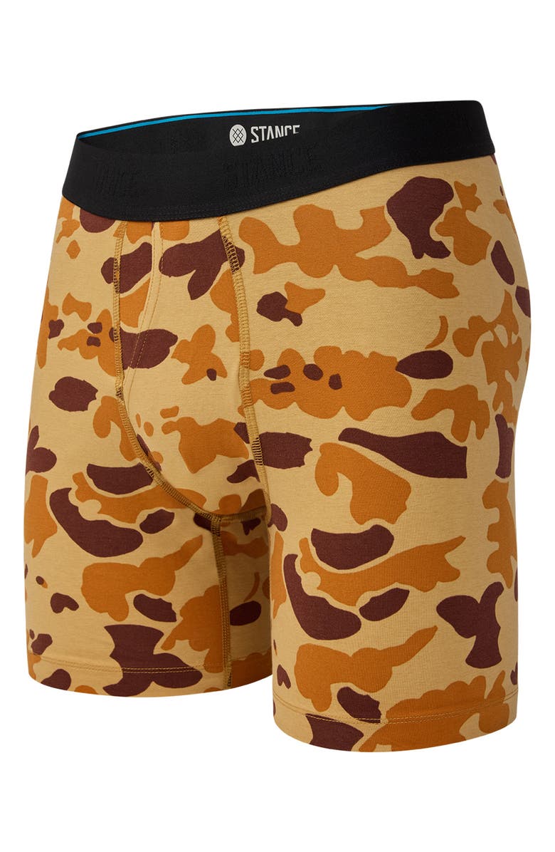 Stance Camo Boxer Briefs, Main, color, Khaki